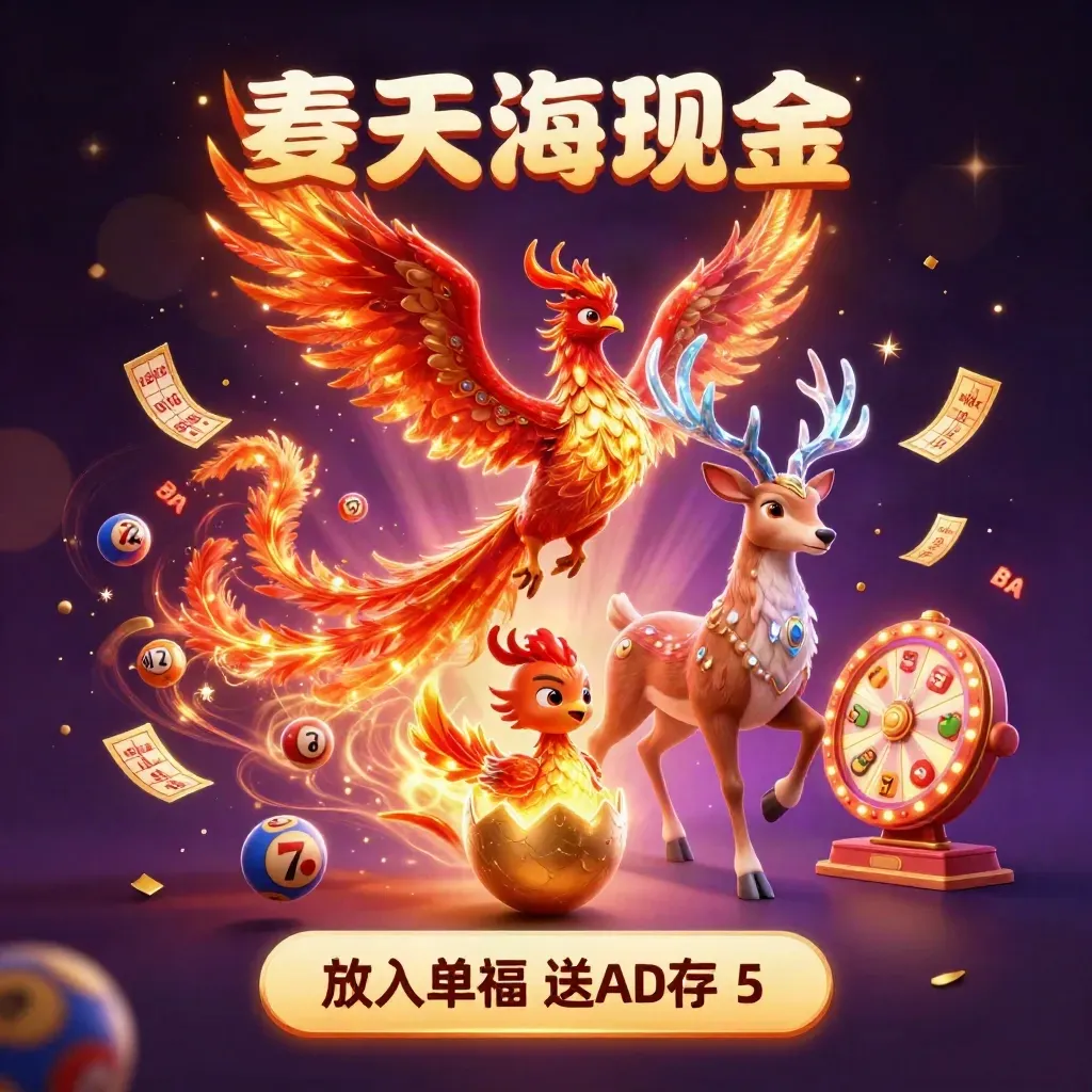 Phoenix, hatchling, and crystal stag amid casino props and crimson-gold magical light.